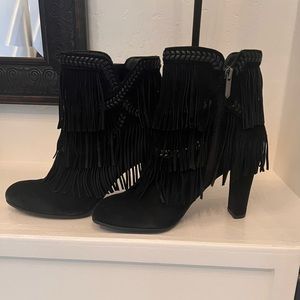 Sam Edelman Fringe Booties